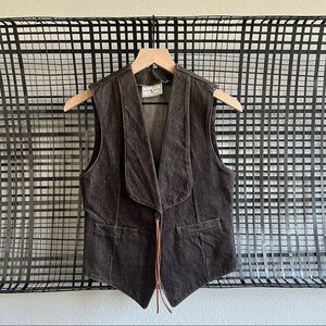 Vintage Ralph Lauren western wear denim vest 70s